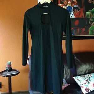 Mango Keyhole Body Con Dress LBD